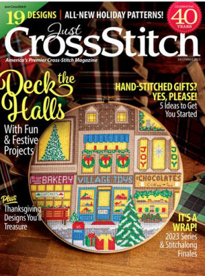 Just Cross Stitch Magazine December 2023