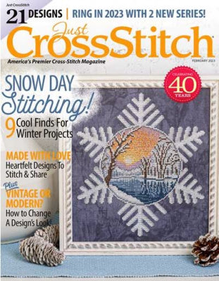 Just Cross Stitch Magazine February 2023