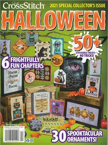 Just Cross Stitch Magazine Halloween 2021