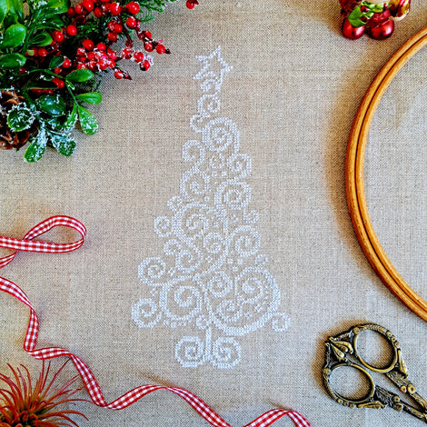 Lace Christmas Tree by Artmishka