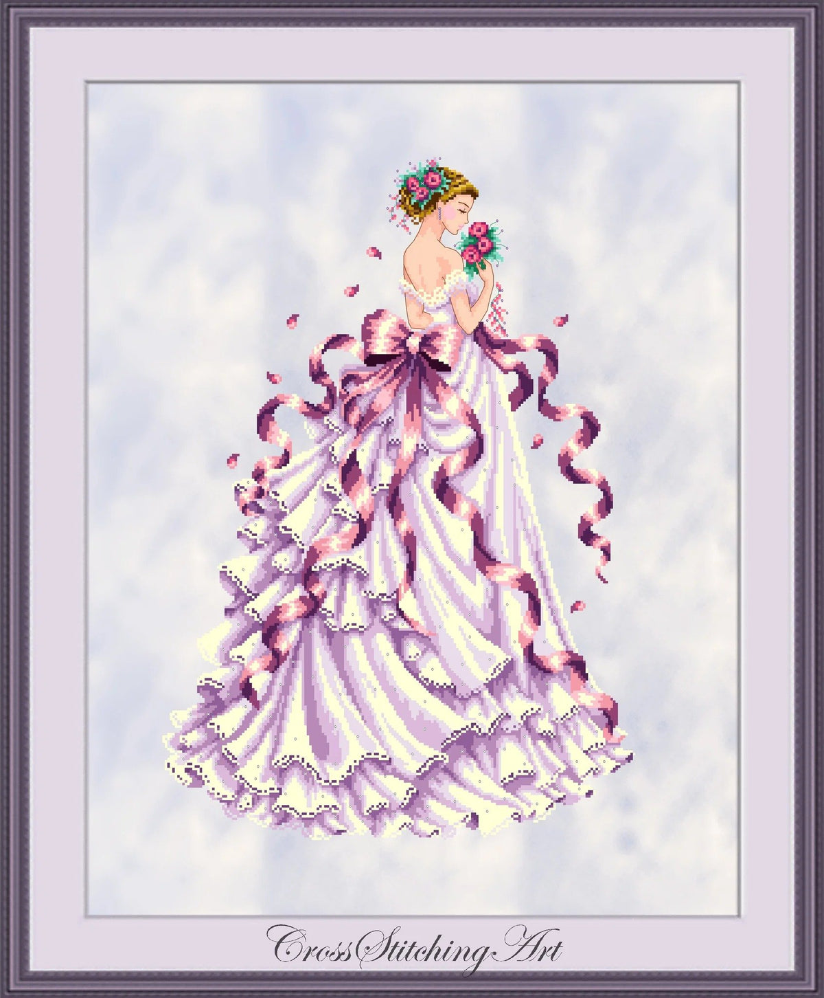 Lady Fleur by Cross Stitching Art