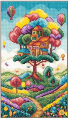 Landscape With Tree House by Vervaco
