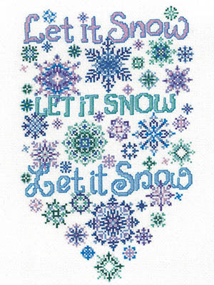 Let It Snow Flakes by Imaginating