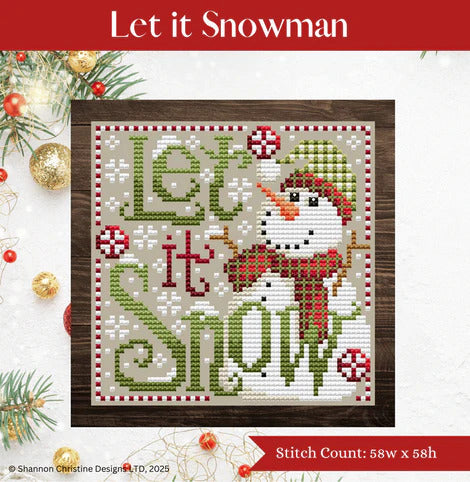 Let it Snowman by Shannon Christine Designs