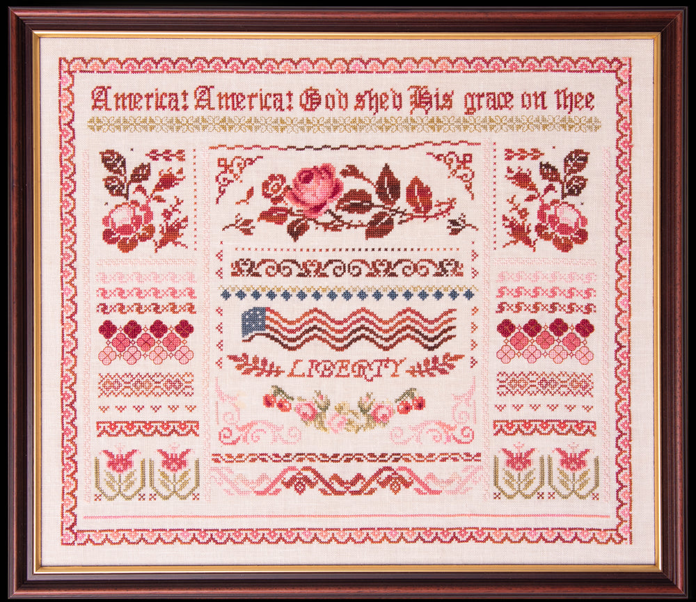 Liberty Band Sampler - Samplers and Primitives - Preorder - BeStitchMe