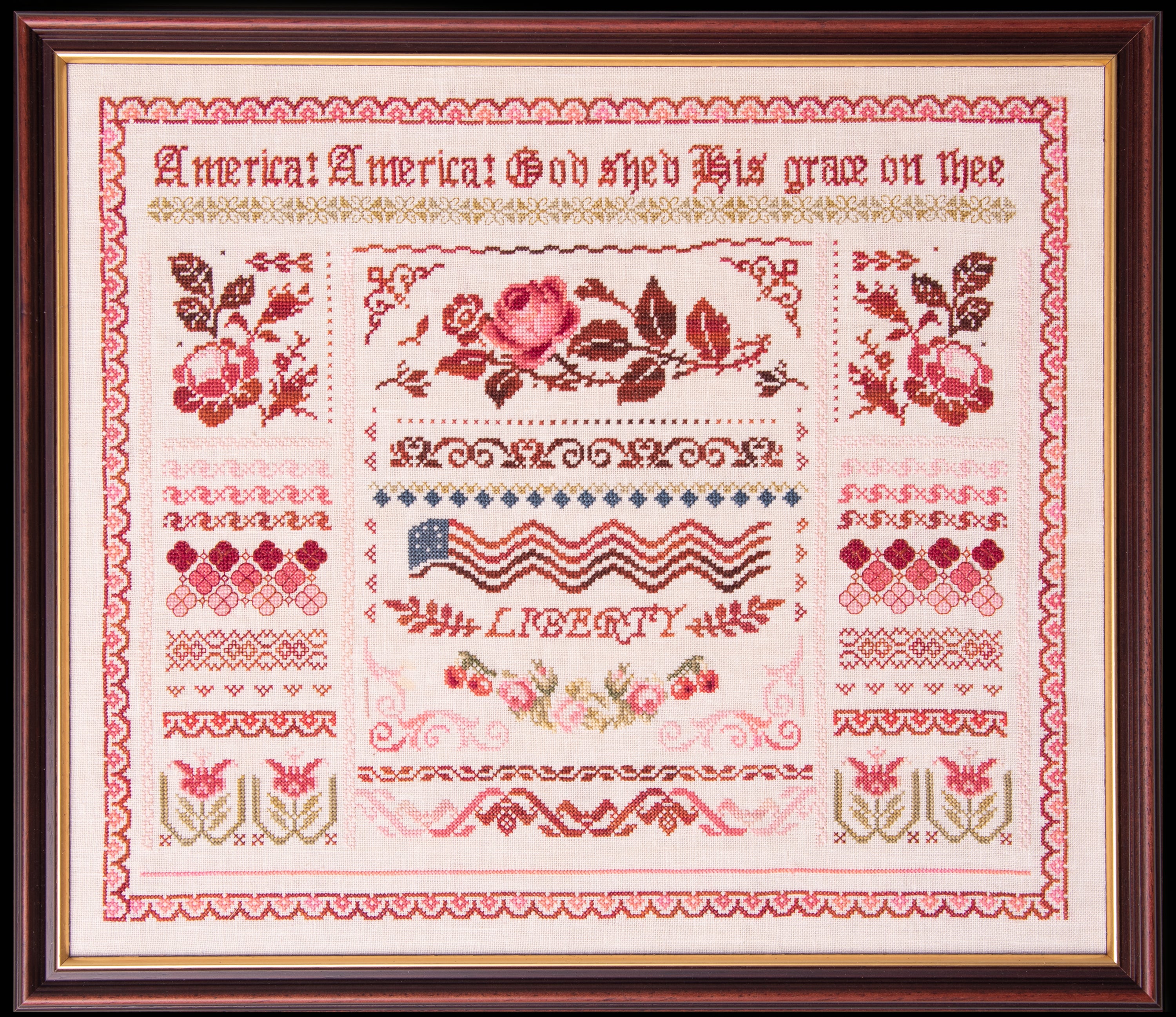 Liberty Band Sampler - Samplers and Primitives - Preorder - BeStitchMe