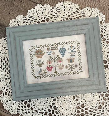 Little Dutch Red Flower Sampler by From the Heart