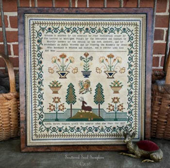 Lydia Barnes Pidgeon 1827 by Scattered Seed Samplers