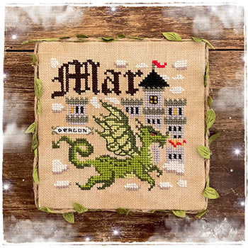 March- Dragon by Fairy Wool in the Wood