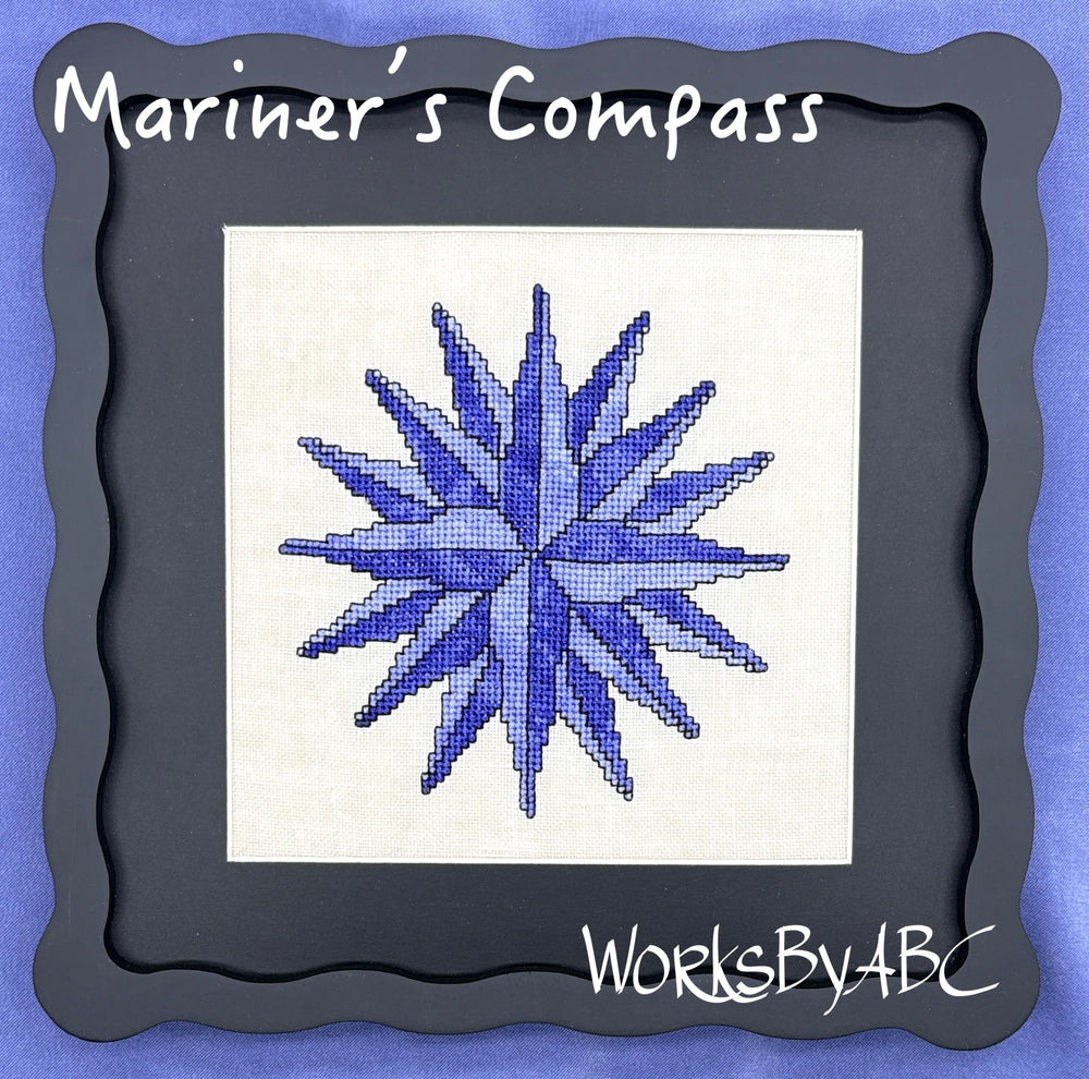 Mariner's Compass - WorksByABC - Preorder - BeStitchMe