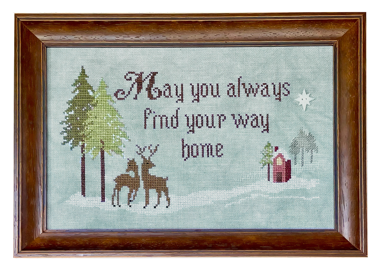 May You Find Your Way Home by Rosie & Me Cross Stitch Creations