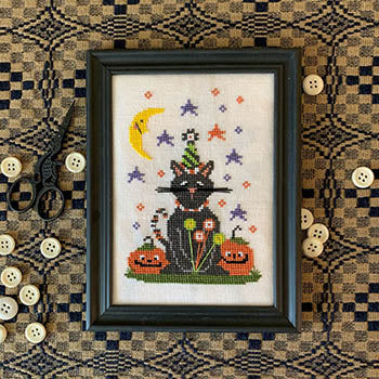 Meow-o-ween by Stitches by Ethel