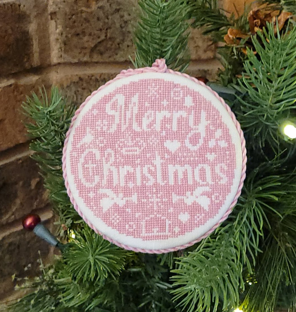 Merry Christmas Bauble - Wildflower Stitching -Preorder - BeStitchMe