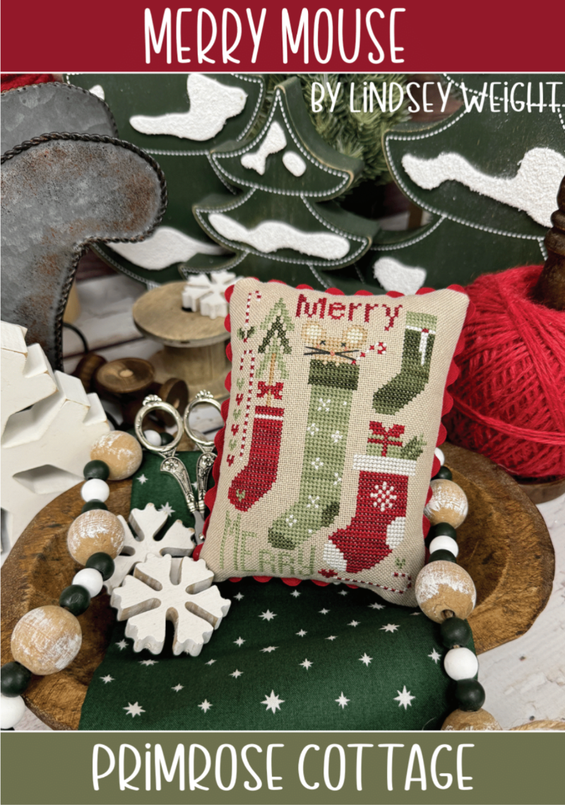 Merry Mouse by Primrose Cottage Stitches