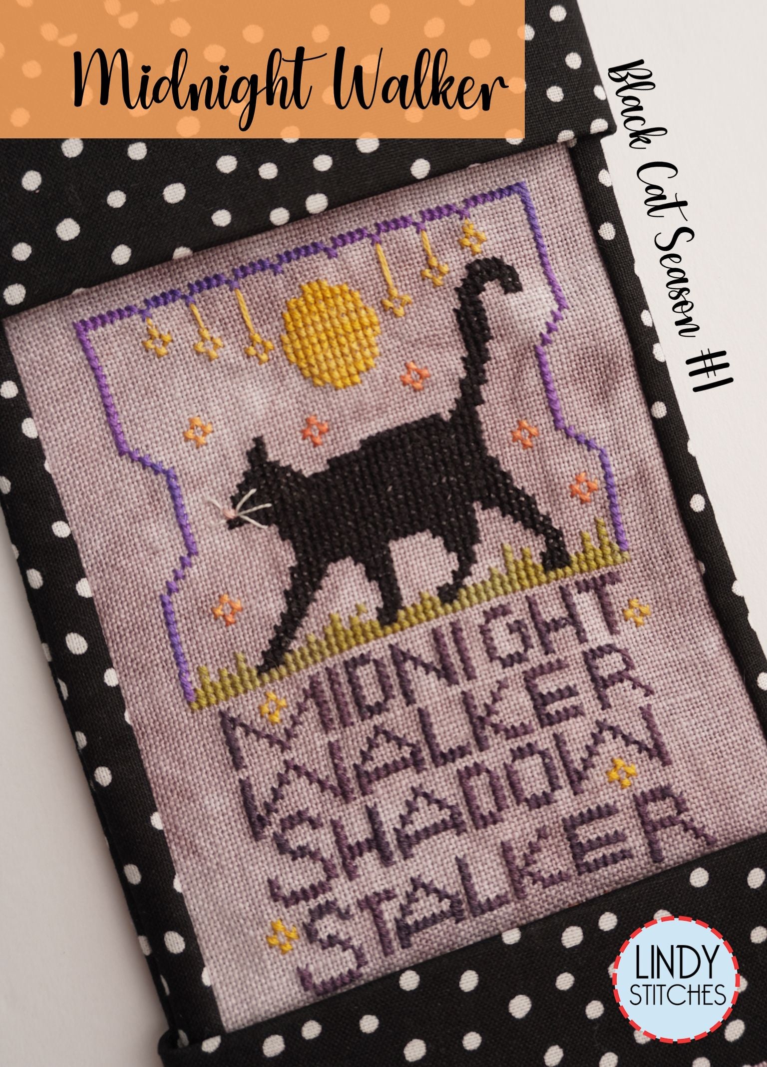 Midnight Walker Black Cat Series 1 by Lindy Stitches