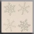 Mill Hill 15001 White Metal Snowflake