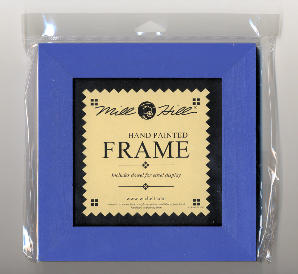 Mill Hill 6"x6" Painted Frame Periwinkle