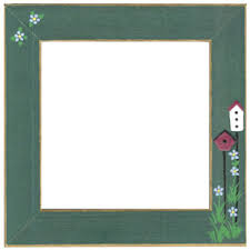 Mill Hill 6"x6" Painted Frame Matte Green Bird Houses