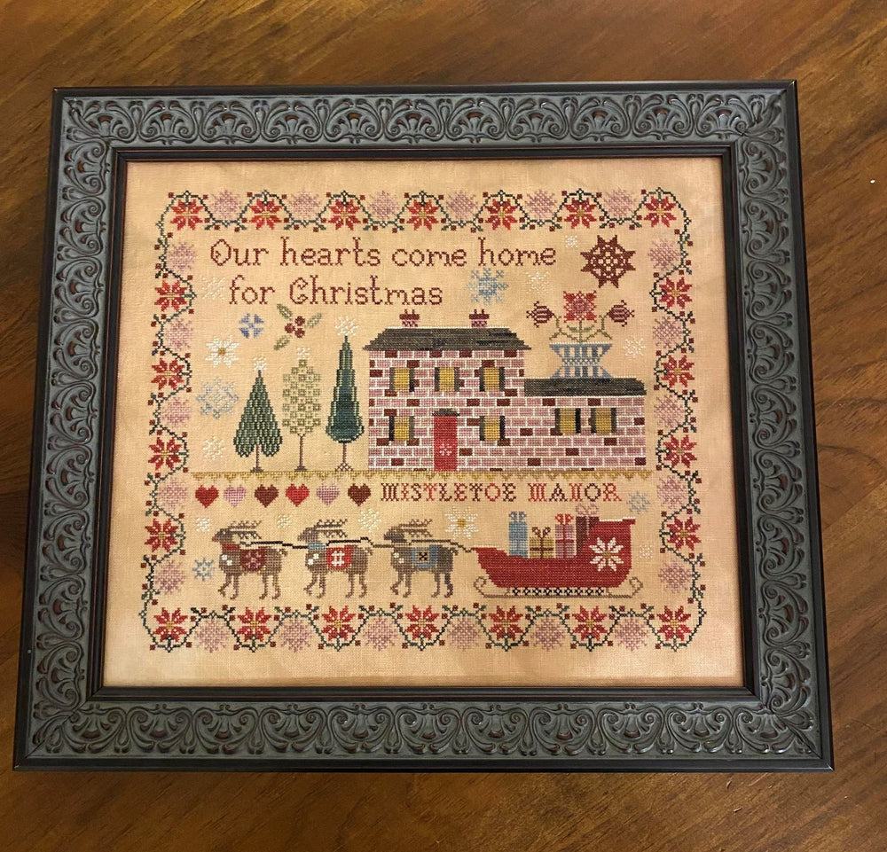 Mistletoe Manor Sampler and Smalls by Pansy Patch Quilts & Stitchery