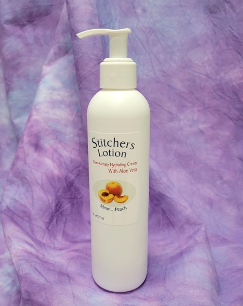 Mmm...Peach Stitchers Lotion