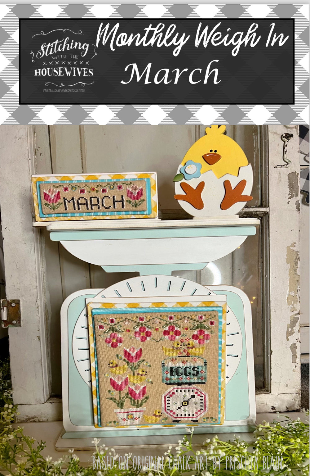 Monthly Weigh In - March by Stitching with the Housewives