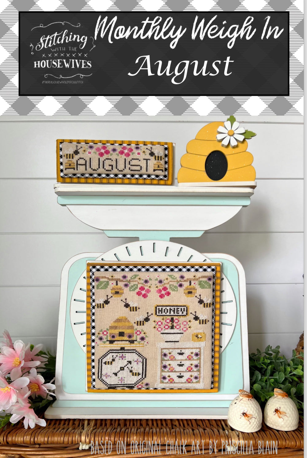 Monthly Weigh in August by Stitching with the Housewives