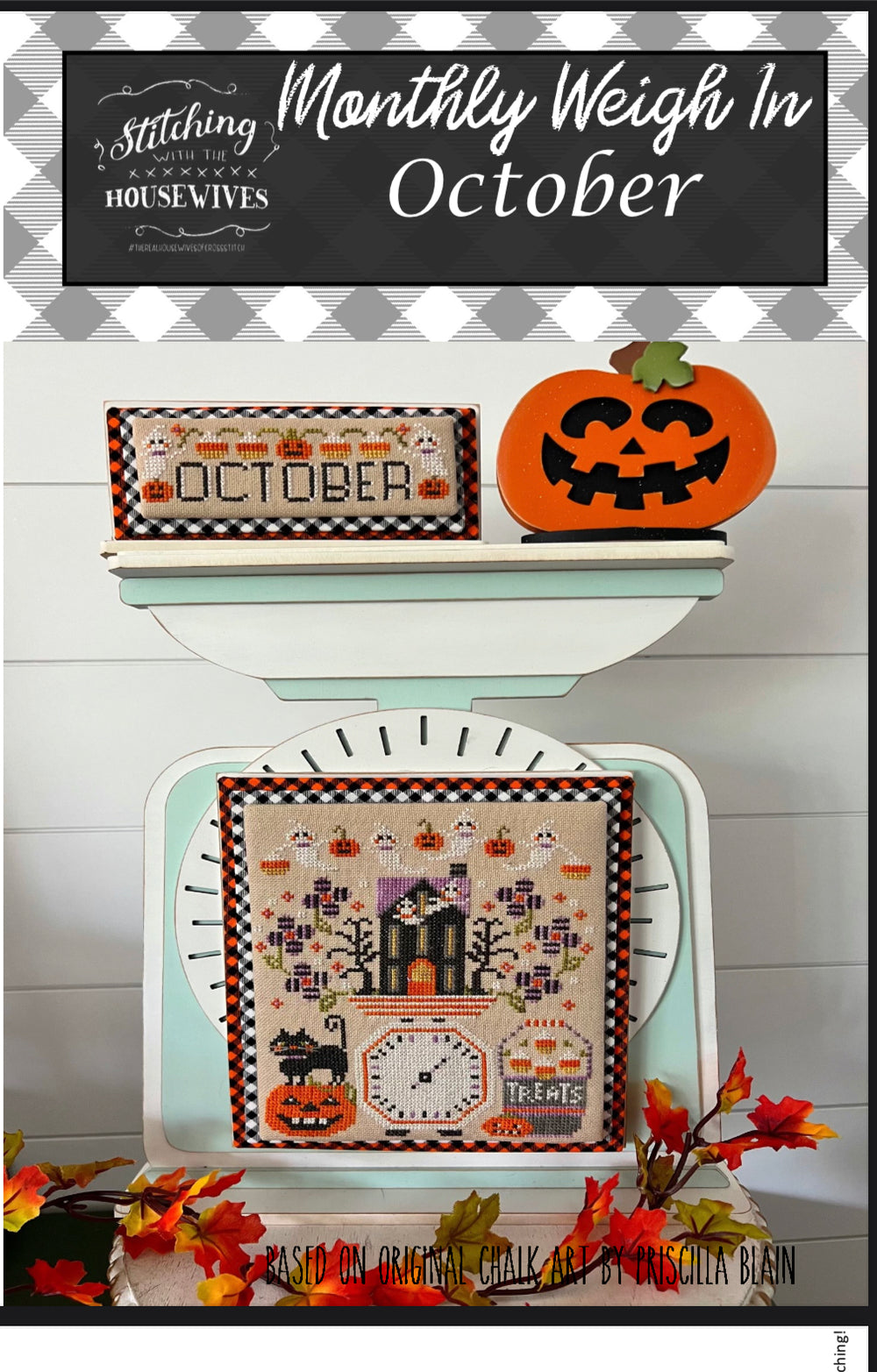 Monthly Weigh in October by Stitching with the Housewives