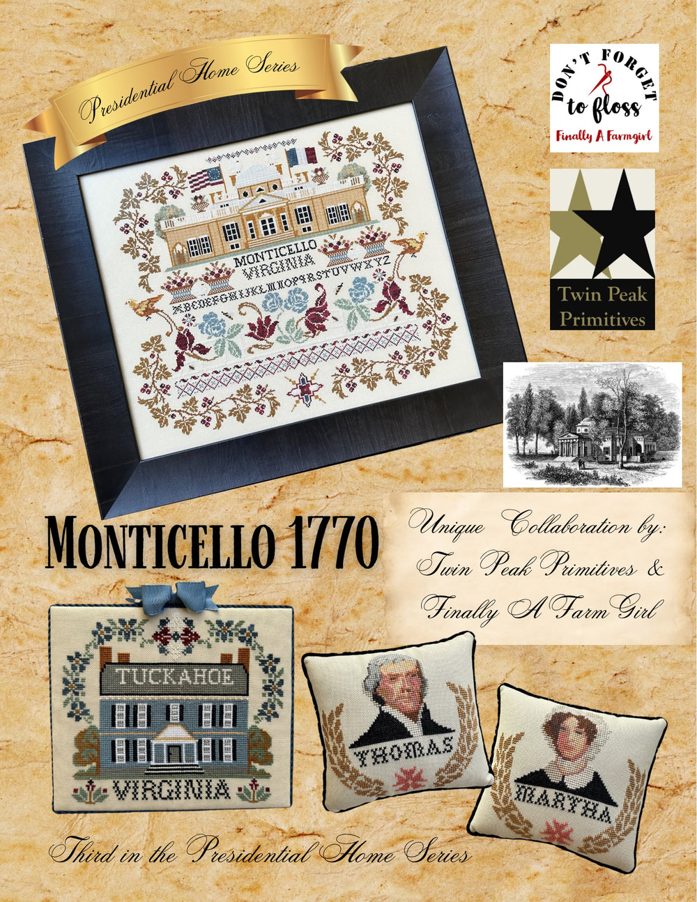 Monticello 1770 - Finally A Farmgirl - Preorder - BeStitchMe