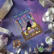 Moon Merchant Crow by Fine Frog Stitching