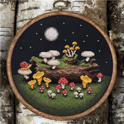Moonlight Mushrooms by Lola Crow