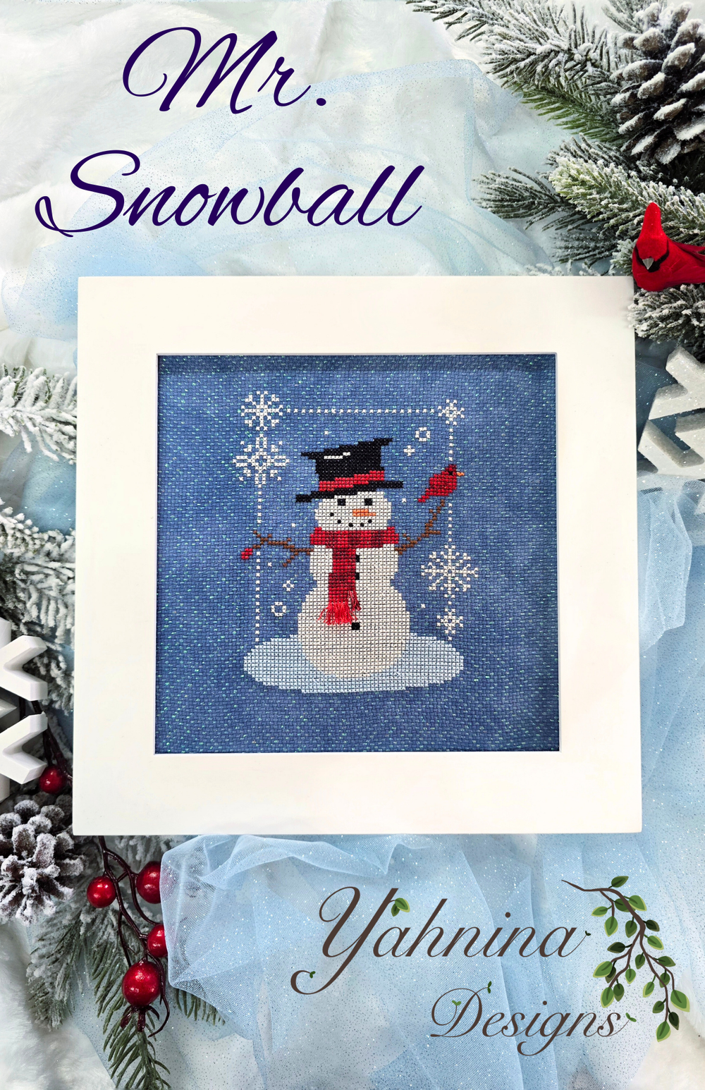 Mr. Snowball by Yahnina Designs