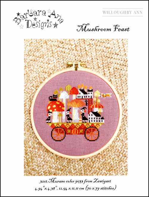 Mushroom Feast by Barbara Ana Designs