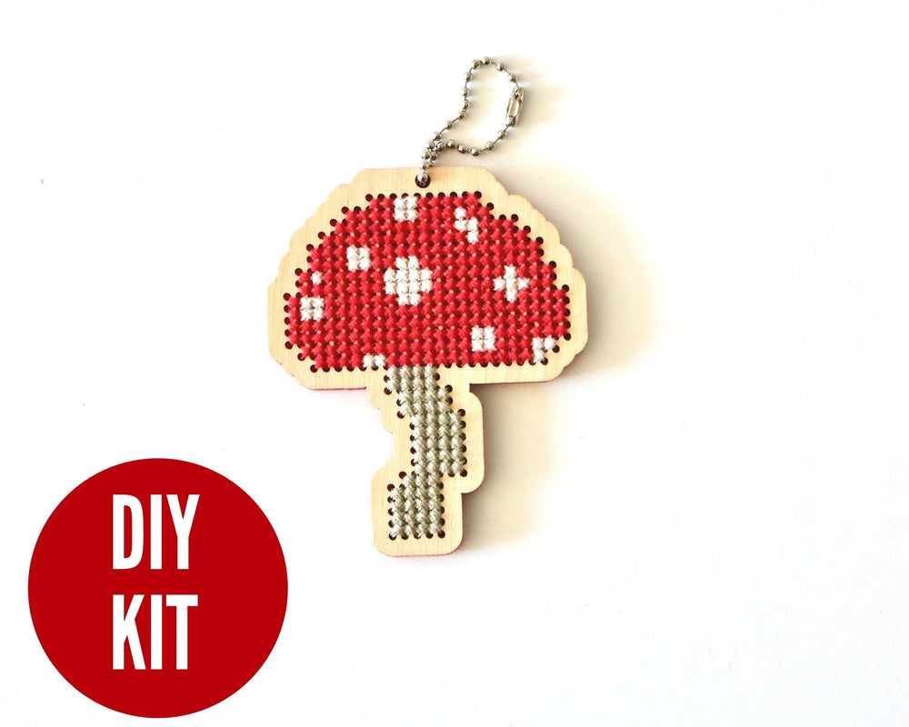 Mushroom/ Toadstool Kit by Canadian Stitchery