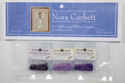 Angel White Trumpet Poison Pixies Embellishment Pack
