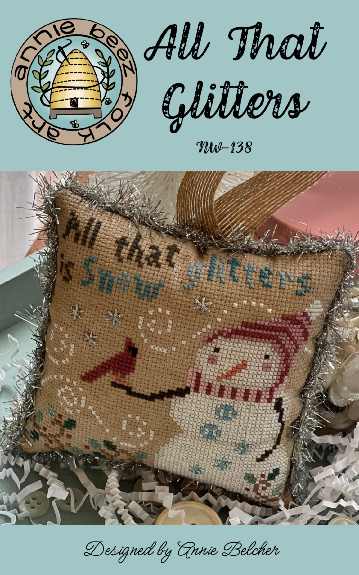 All That Glitters - Annie Beez Folk Art - Preorder - BeStitchMe