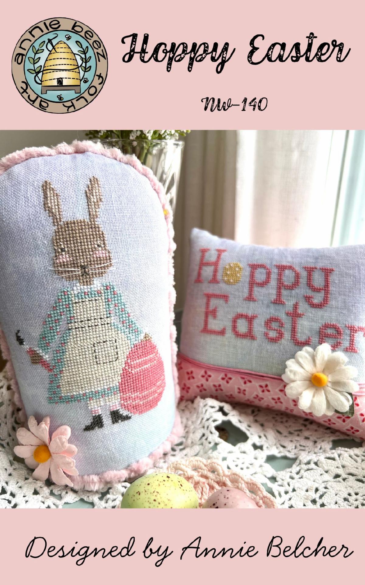 Hoppy Easter - Annie Beez Folk Art - Preorder - BeStitchMe
