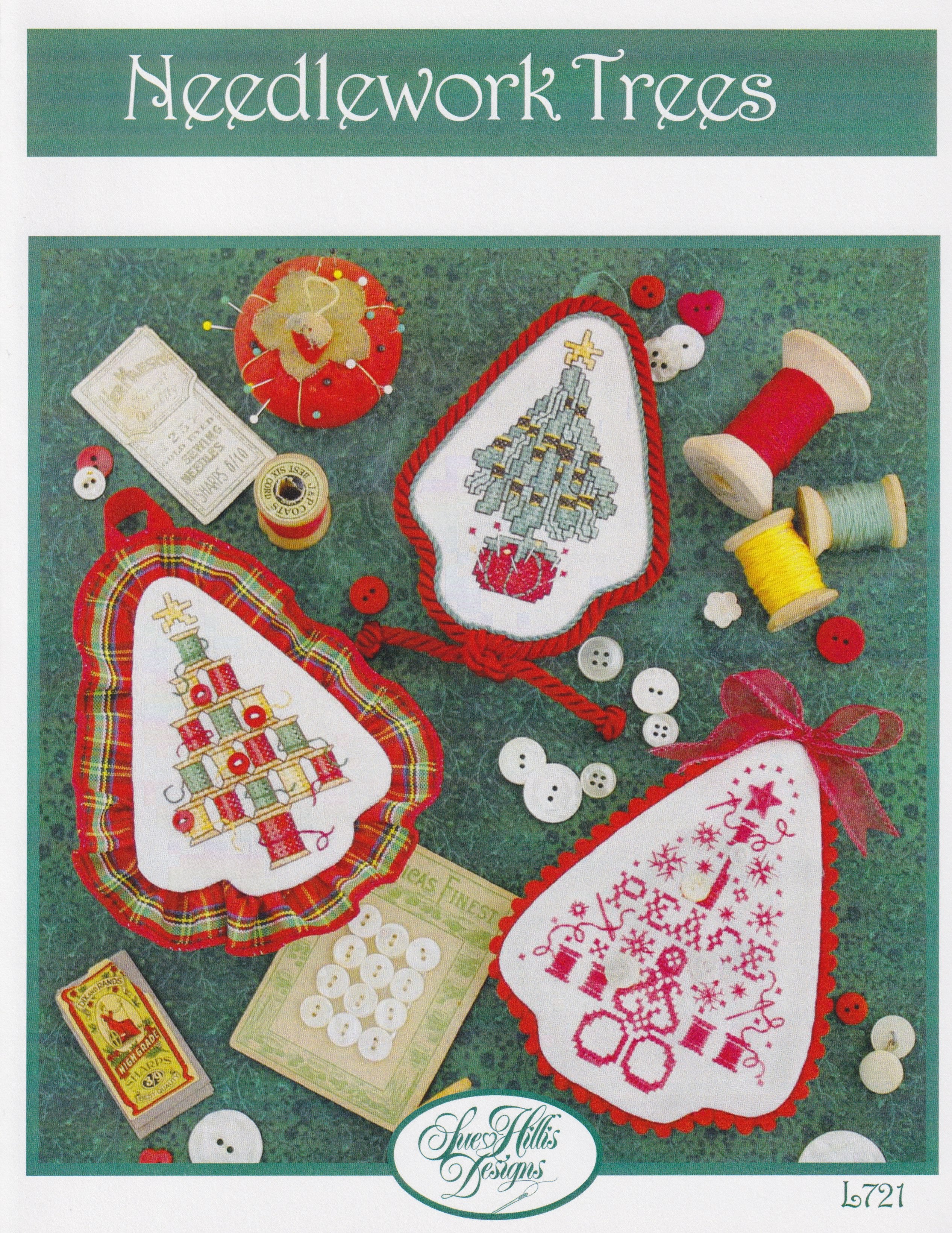 Needlework Trees by Sue Hillis Designs