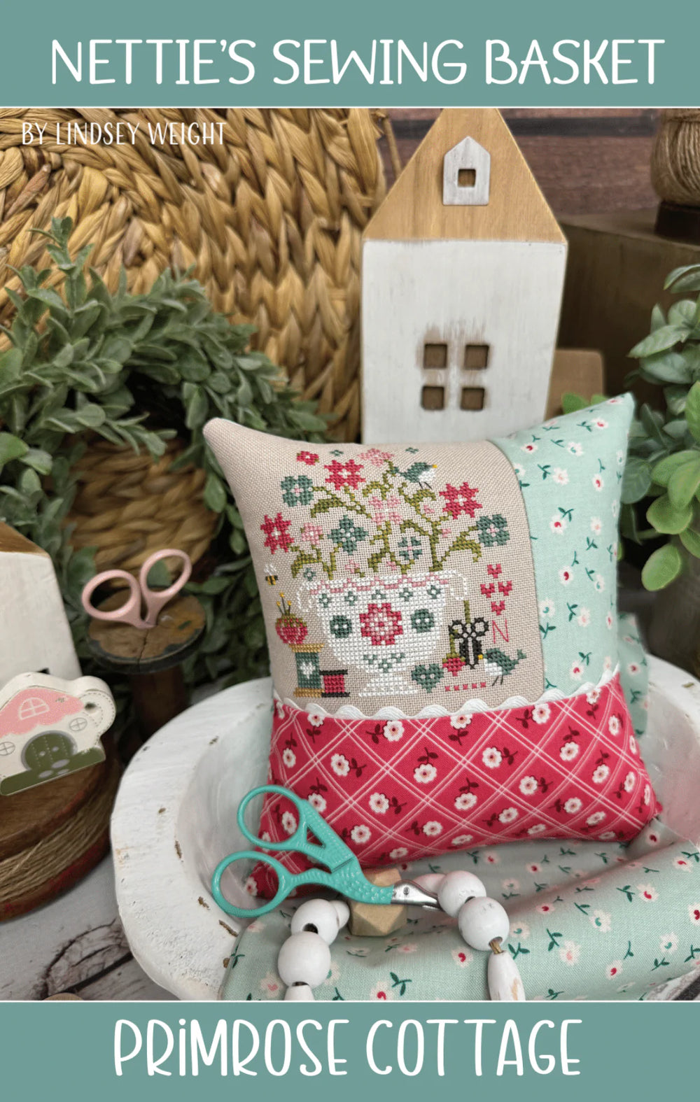 Nettie's Sewing Basket by Primrose Cottage Stitches