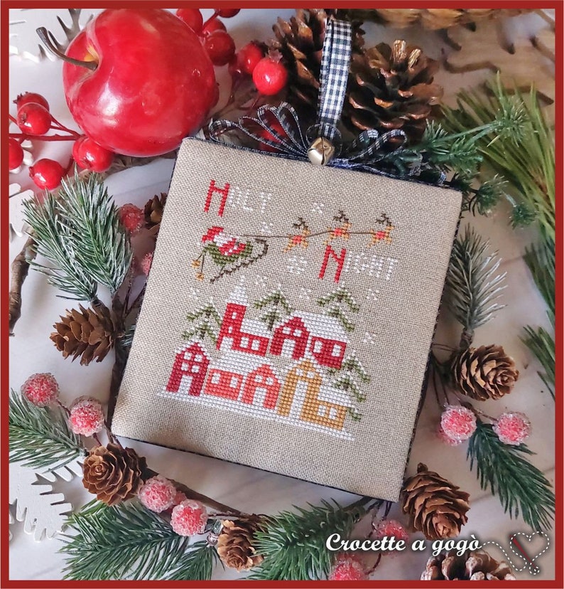 Notte Santa-12 Christmas Vintage Series by Crocette a gogo