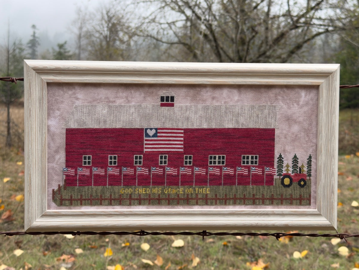 Old Glory Barn - SamBrie Stitches - Preorder - BeStitchMe