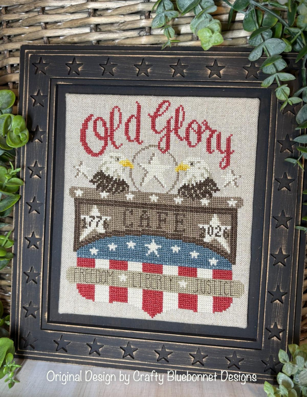Old Glory Cafe - Crafty Bluebonnet Designs - Preorder - BeStitchMe