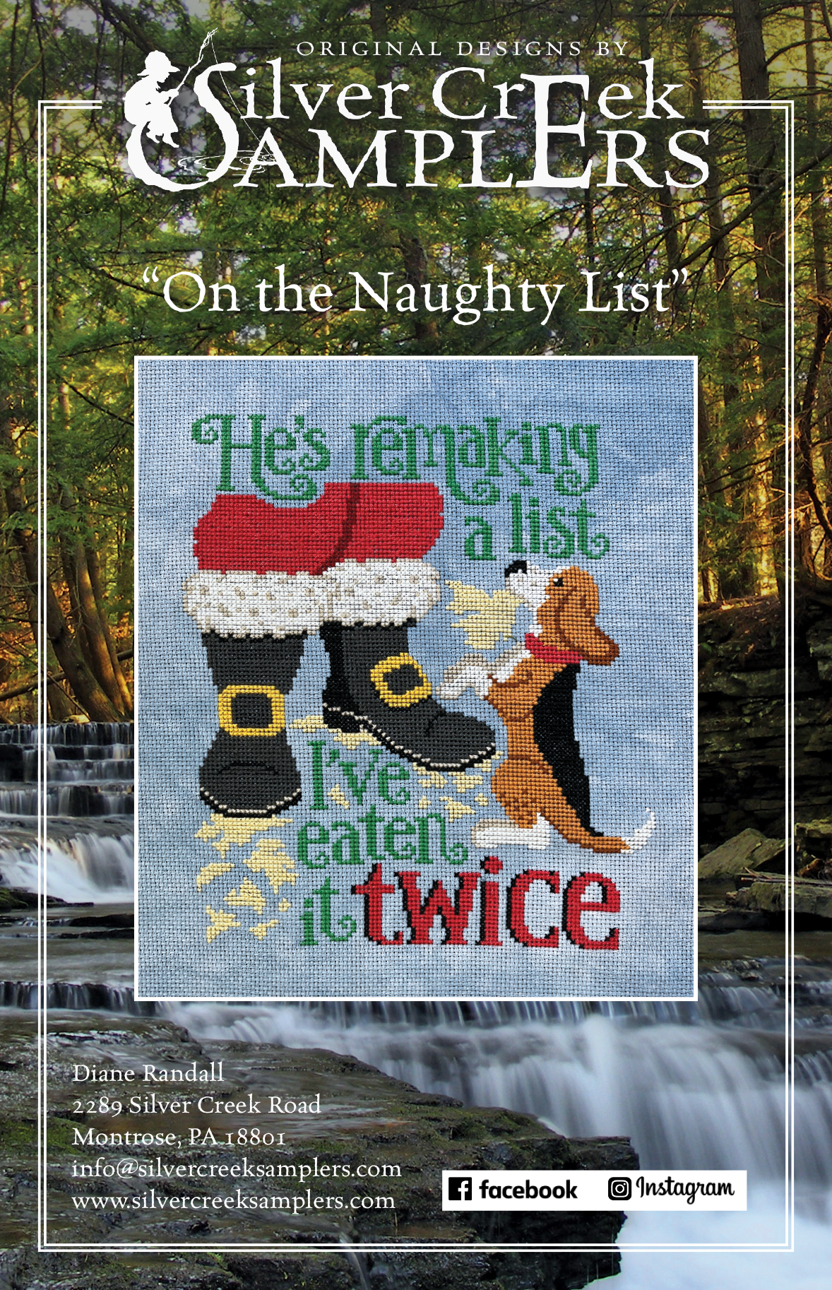 On the Naughty List - Silver Creek Samplers - Preorder - BeStitchMe