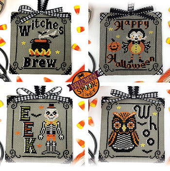 Ornament Series Halloween Spooktacular Parts 9-12 by Tiny Modernist