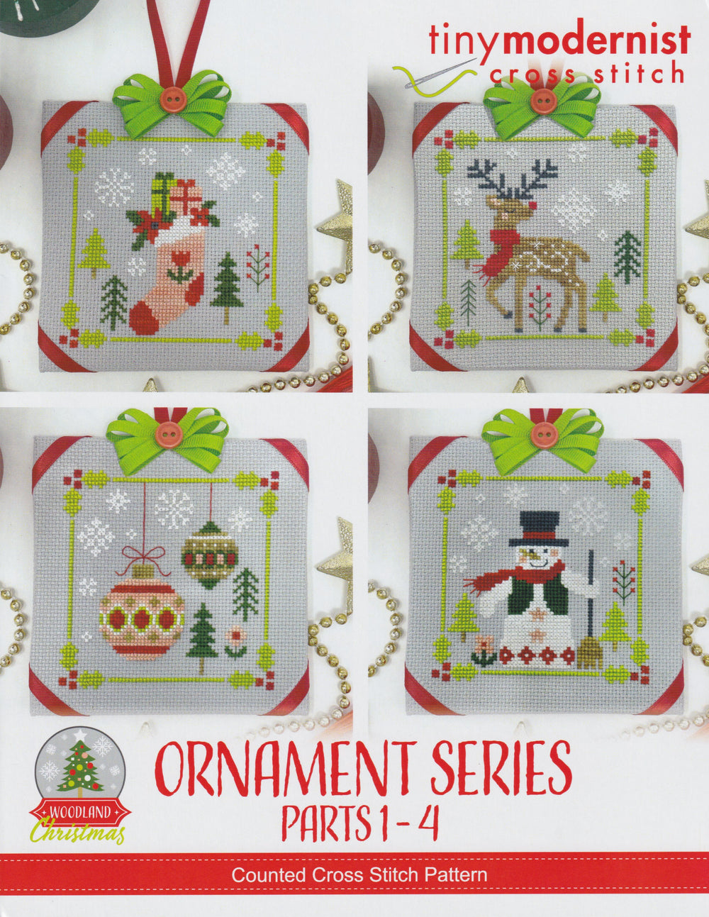 Ornament Series Woodland Christmas Parts 1-4 by Tiny Modernist