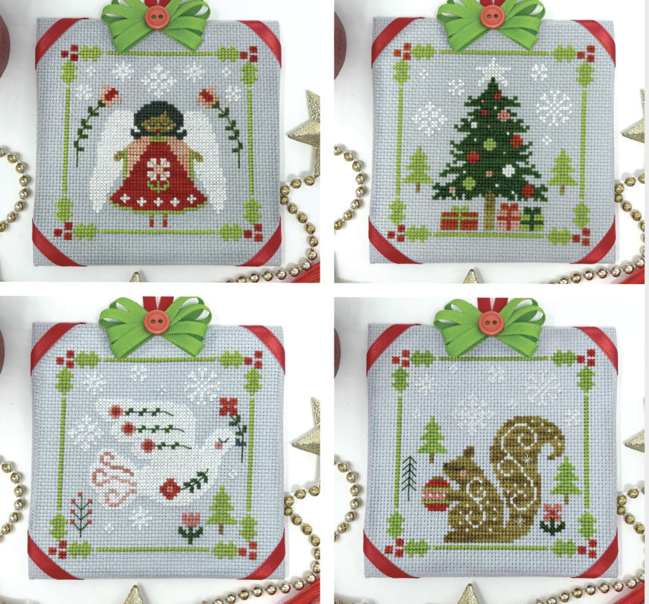 Ornament Series Woodland Christmas Parts 5-8 by Tiny Modernist