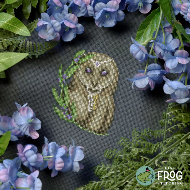 Owl Key Keeper  by Fine Frog Stitching