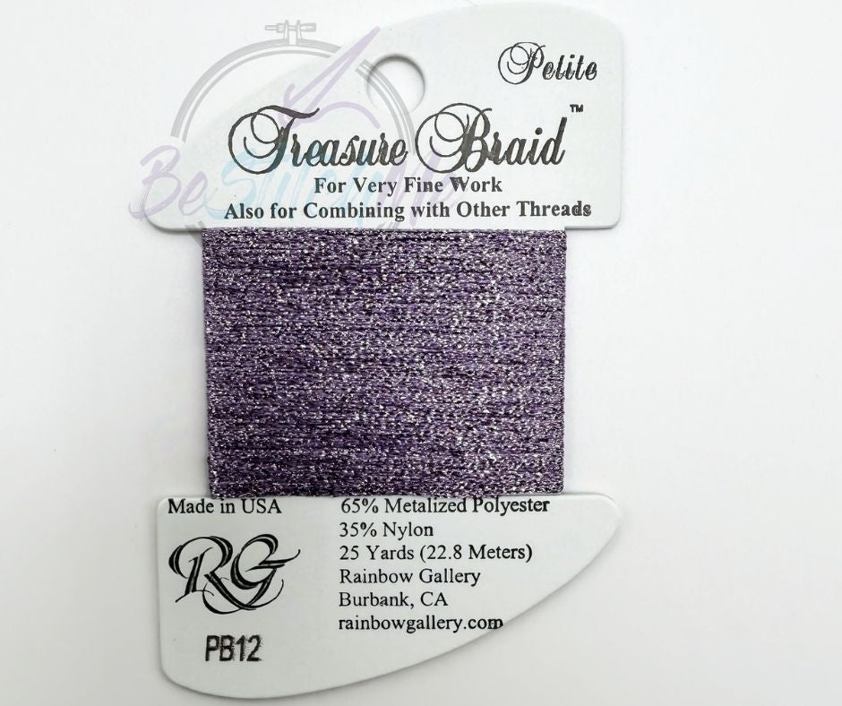 PB12 Lavender Petite Treasure Braid by Rainbow Gallery