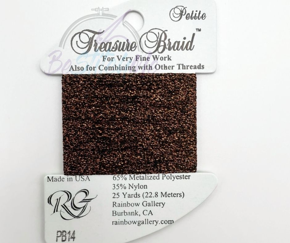 PB14 Bronze Petite Treasure Braid by Rainbow Gallery