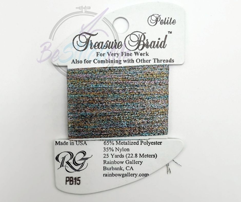 PB15 Light Multi Petite Treasure Braid by Rainbow Gallery
