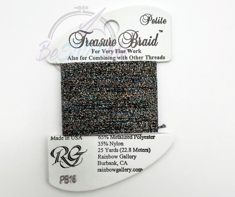 PB16 Dark Multi Petite Treasure Braid by Rainbow Gallery